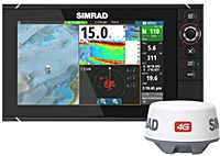 SIMRAD NSS12 Chartplotter/Multifunction display w/4G Broadband Radar